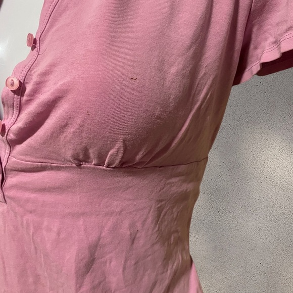 SOLD! (Do Not Buy) Style & Co. Pink Button Up Blouse - Picture 4 of 5